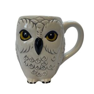 Harry‎ Potter Hedwig Owl Sculpted Coffee Mug Ceramic